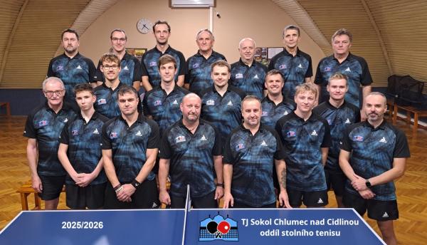 oddíl stolního tenisu Chlumec nad Cidlinou 2025
