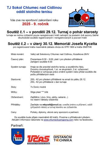 pozvánka na turnaje 25